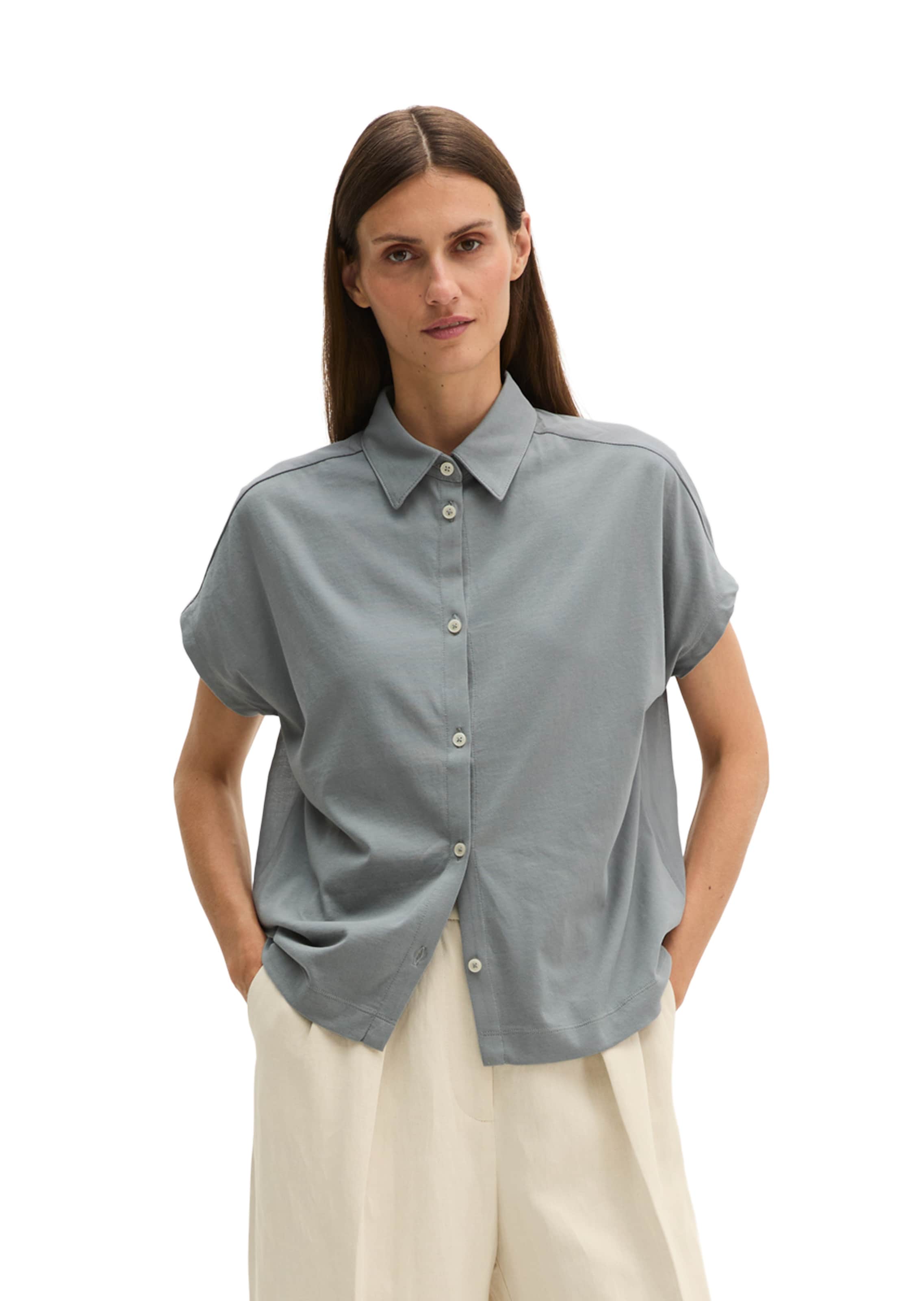 Chemisier Marc O'Polo en gris : devant