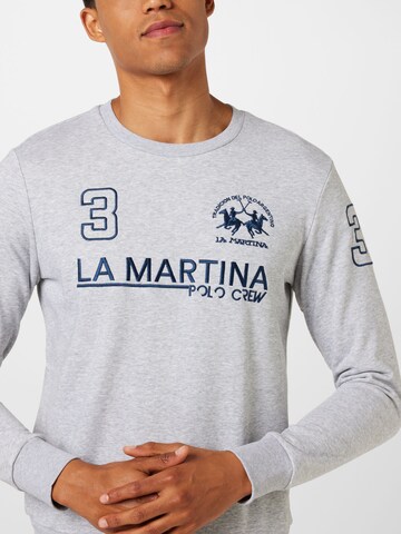 La Martina Sweatshirt in Grijs