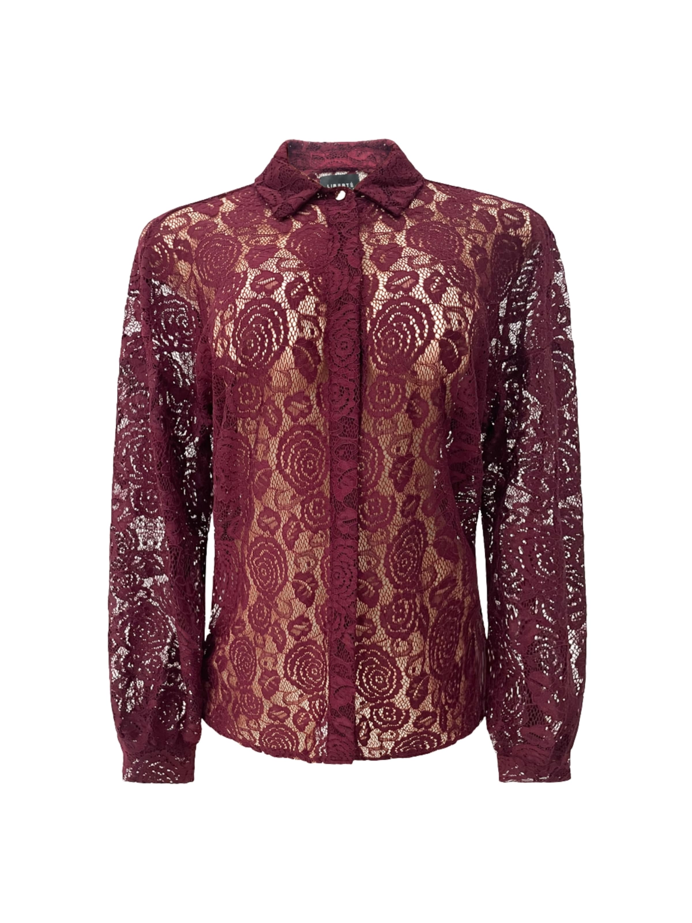 Liberte Essentiel Shirt ' LACY ' in Rot: Vorderseite