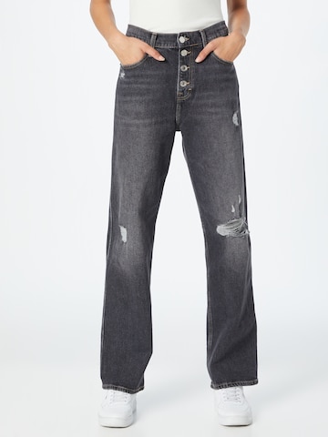 Tommy Jeans - Calças de ganga 'Betsy' em preto: frente