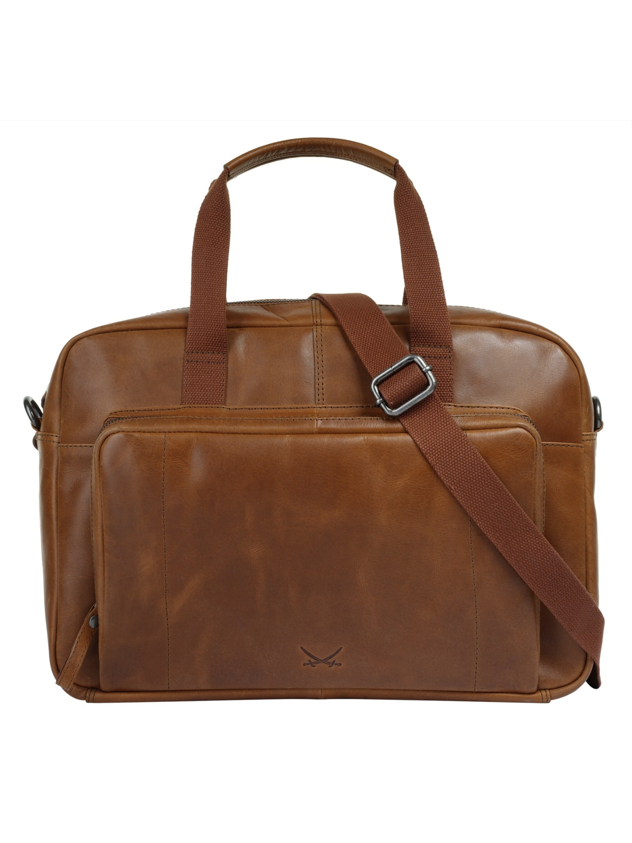 SANSIBAR Aktenkoffer 'BUSINESS BAG, BLACK'‌‌‌‌‌‌‌ in Braun