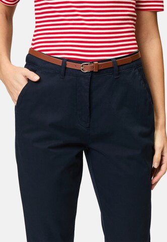 Tapered Pantaloni chino di zero in blu