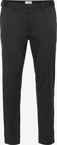 !Solid Slim fit Chino Pants 'Dave' in Black: front