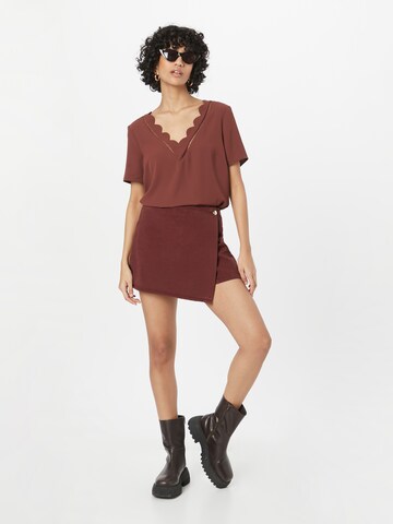 ABOUT YOU Blouse 'Rosina' in Brown