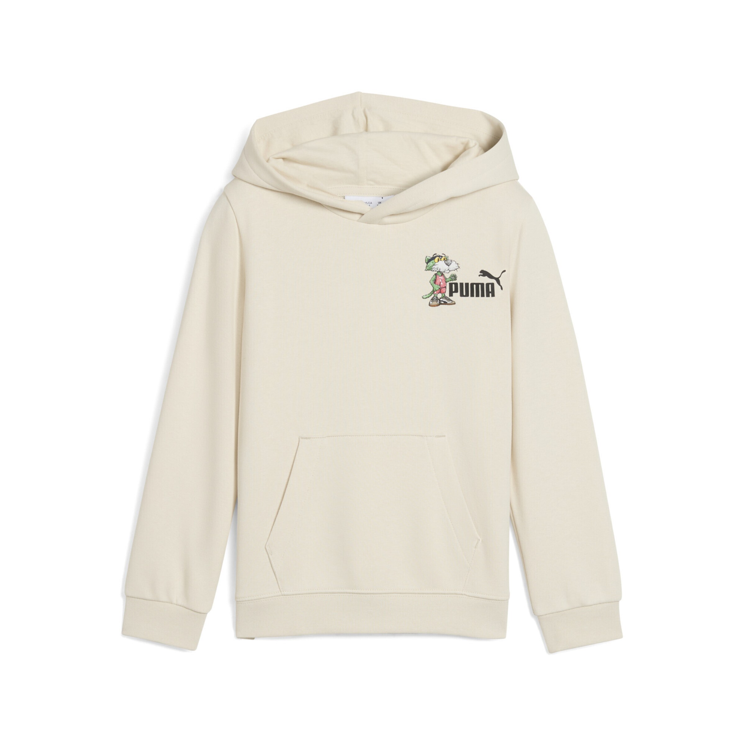 PUMA Sweatshirt 'Super' in Wit: voorkant