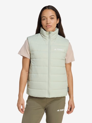 ADIDAS TERREX Αθλητικό γιλέκο 'Essentials' σε πράσινο: μπροστά