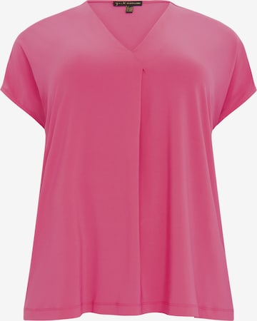 Yoek Shirt in Roze: voorkant