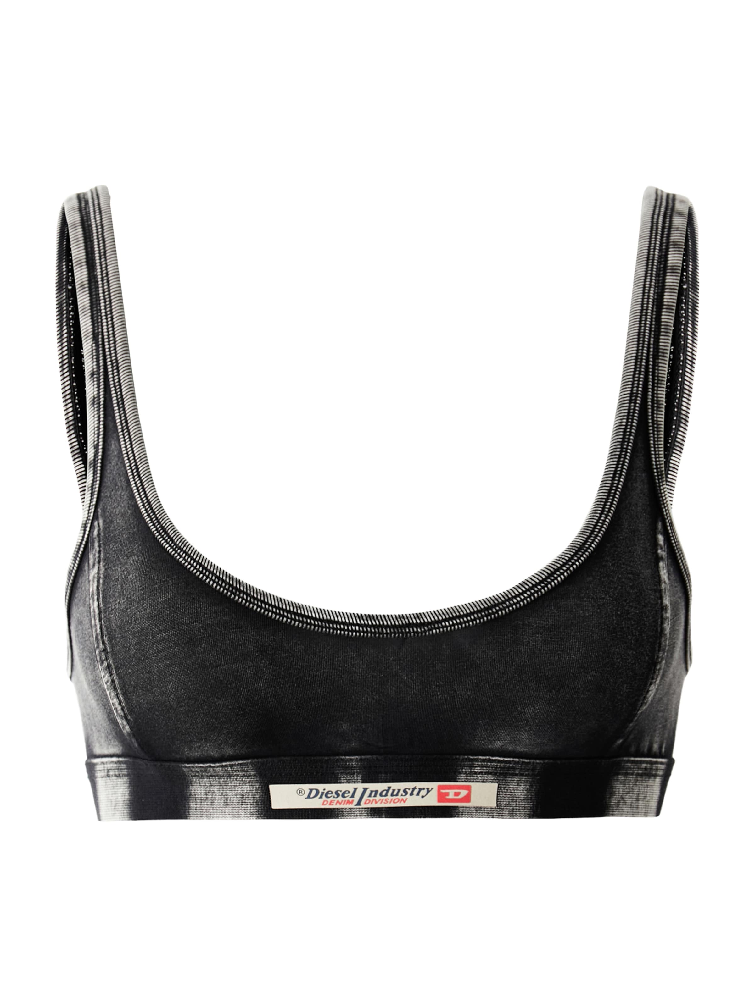 Sutien de tricou Sutien 'Ariel' de la DIESEL pe negru: față