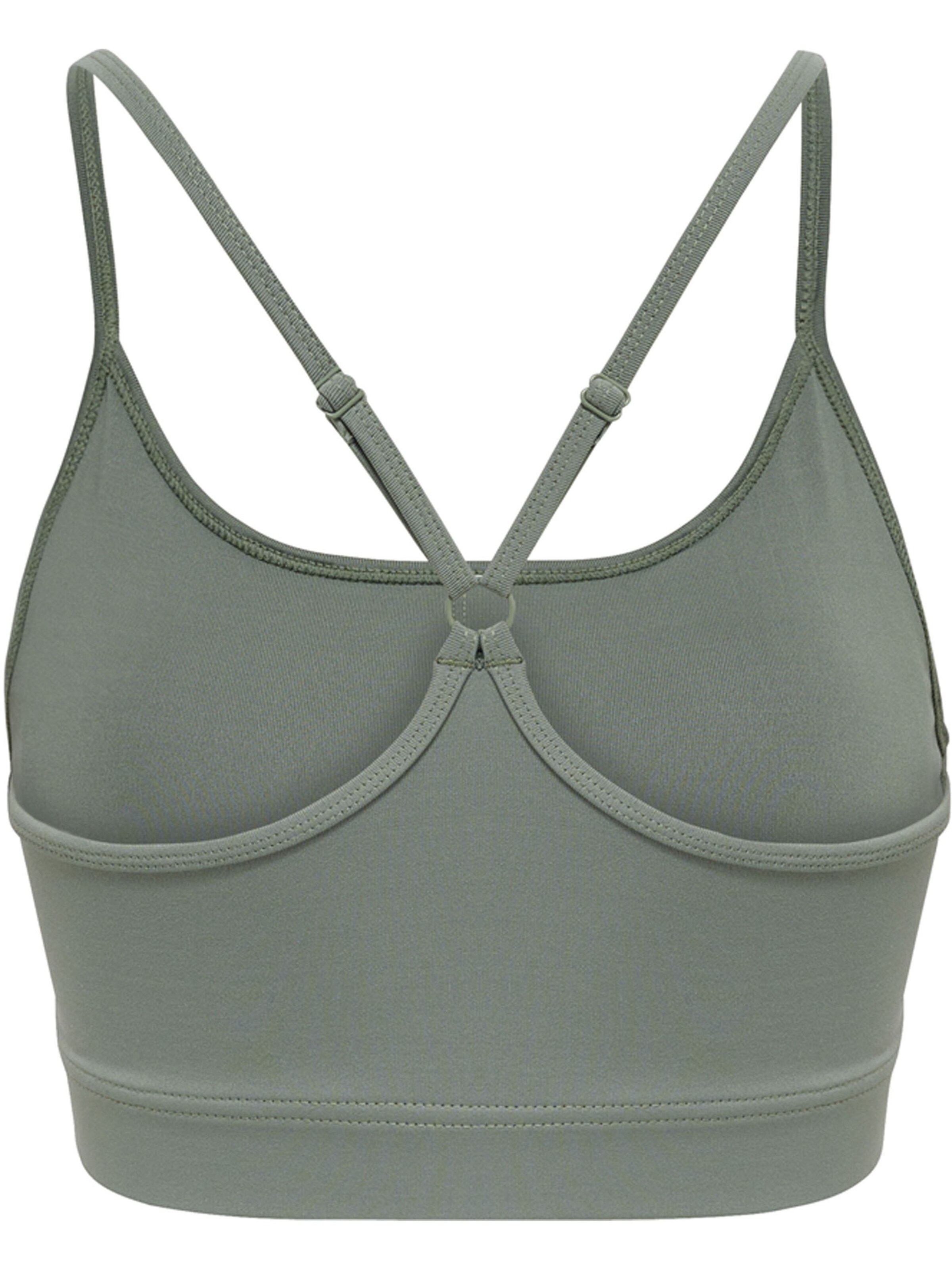 Bustino Reggiseno sportivo di Hummel in verde