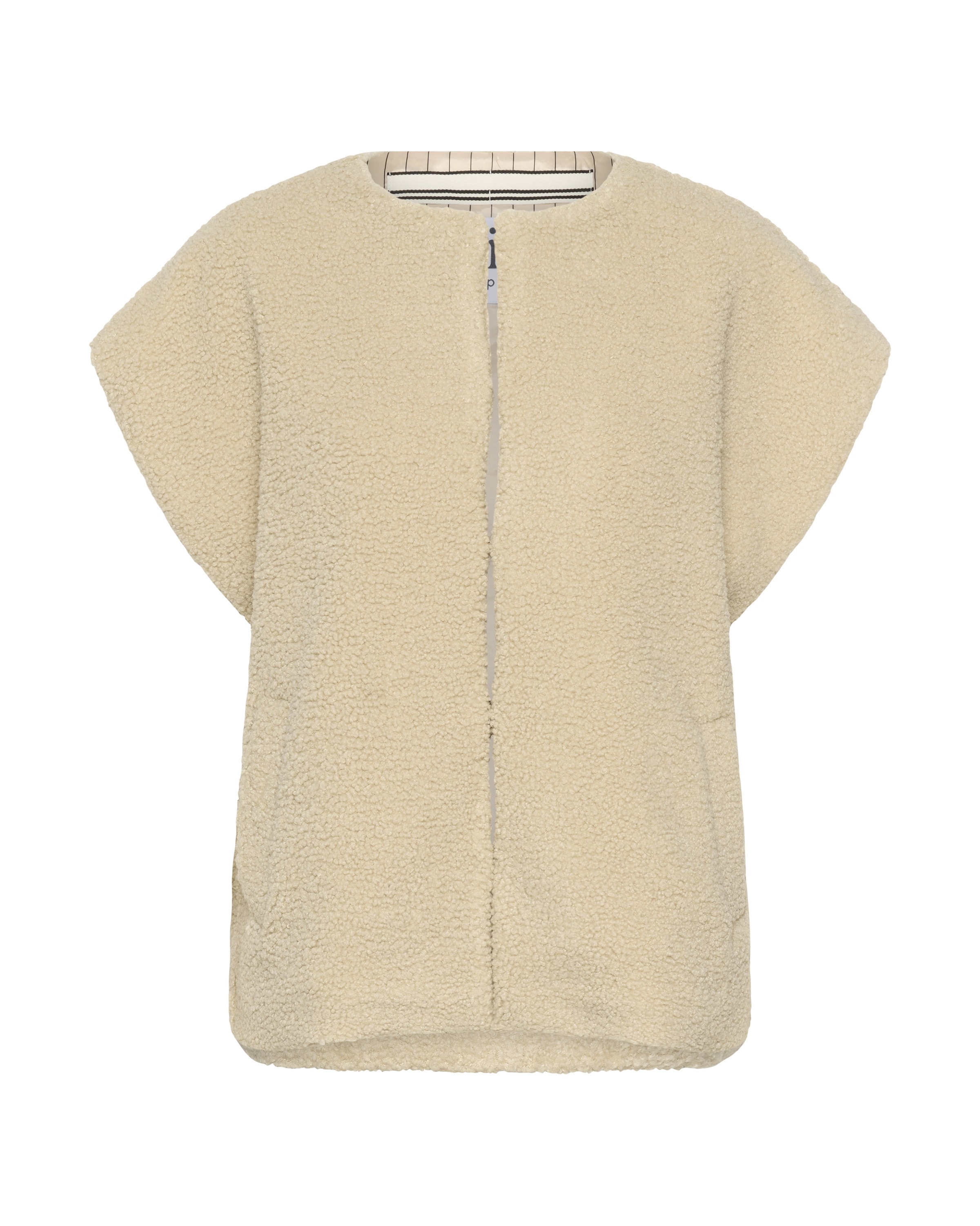 Gilet 'SZOdalis' SAINT TROPEZ en beige : devant