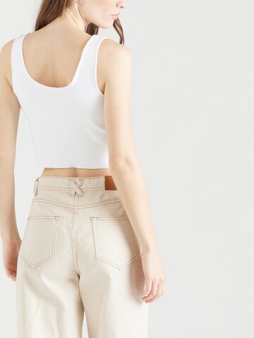 Top in maglia 'YEMIZI' di LTB in bianco