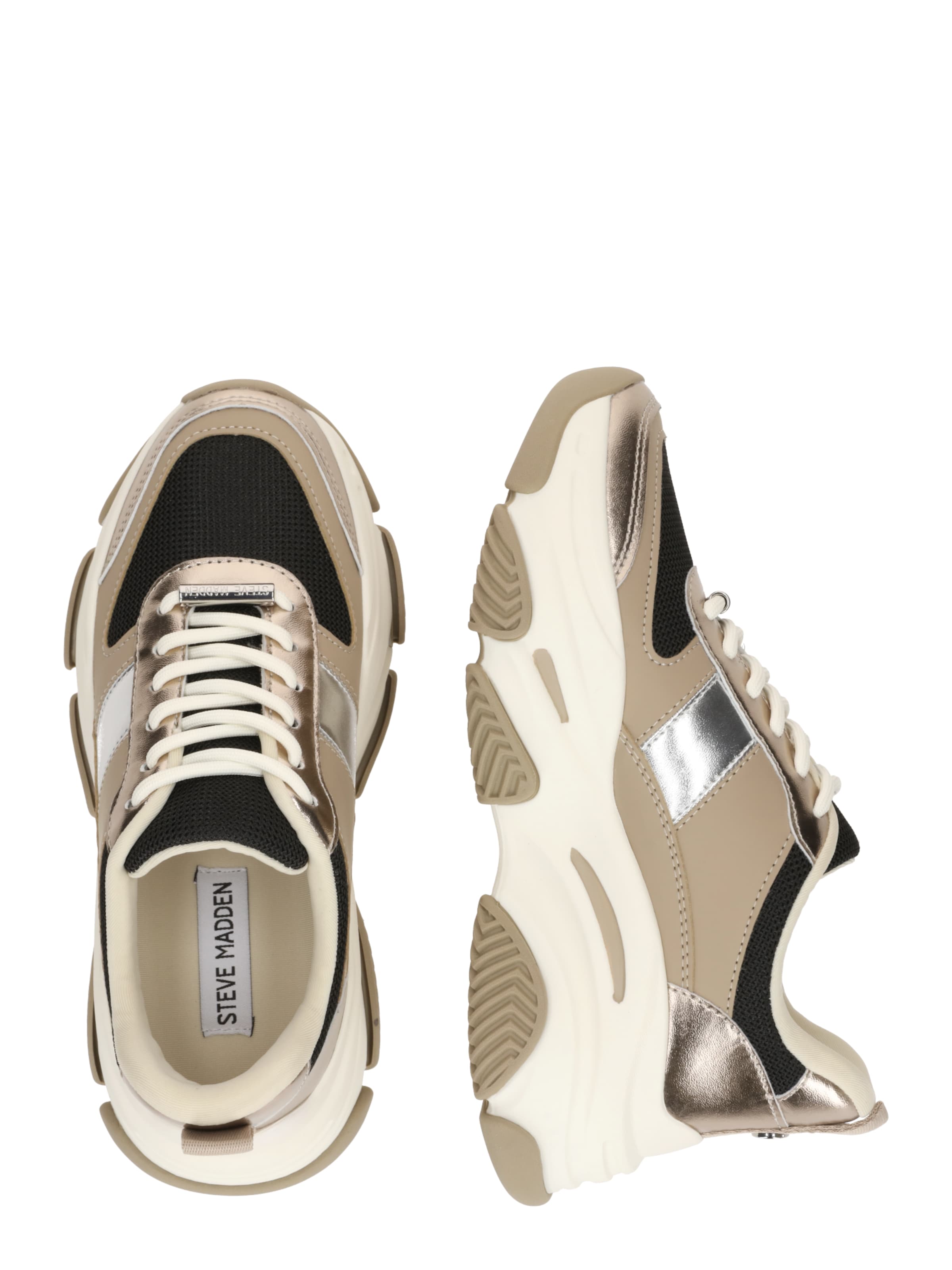 Sneaker bassa 'Dragon' di STEVE MADDEN in beige: lato