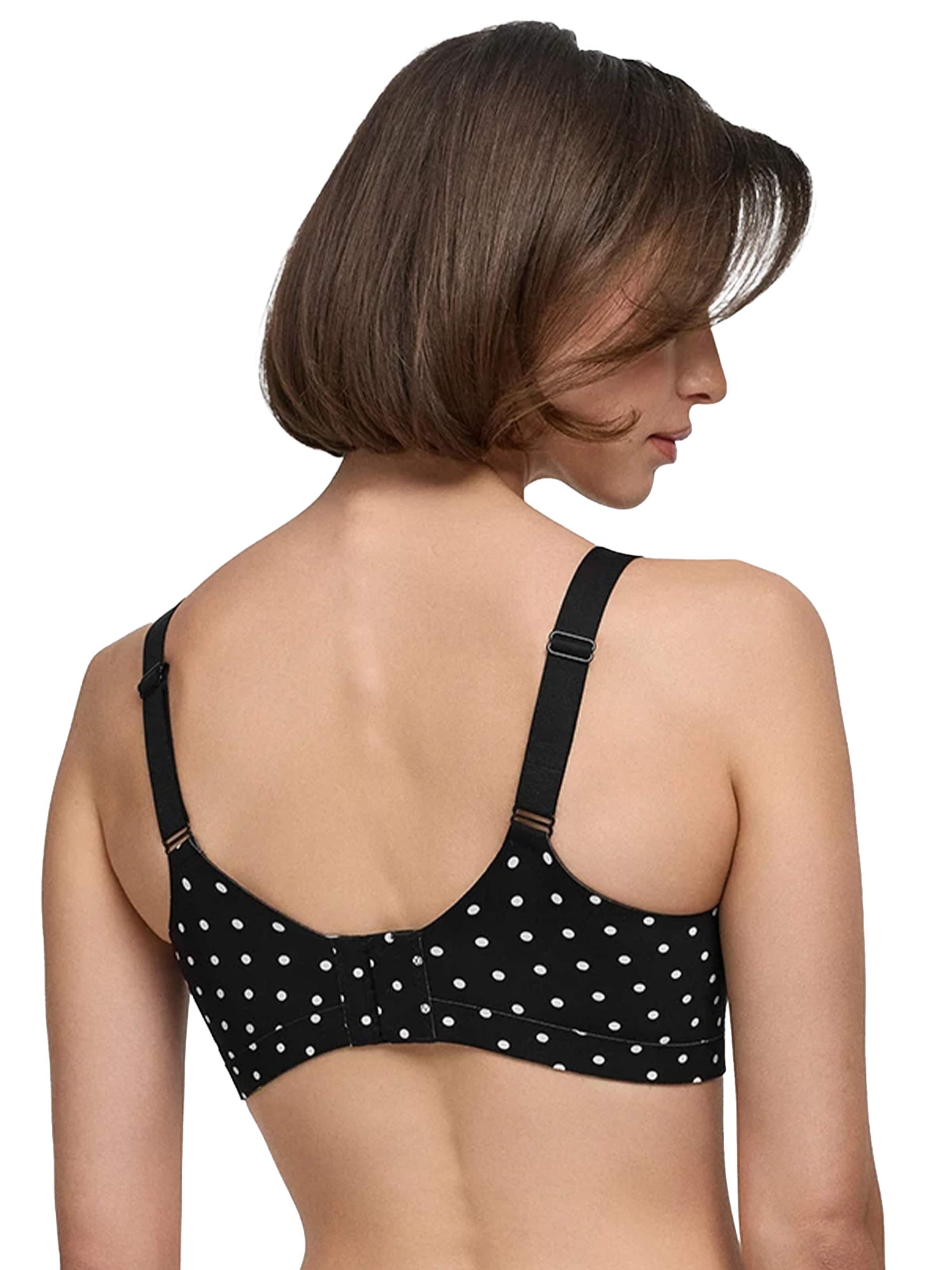 cfab (formerly creamy fabrics) Push-up BH 'Seamless Compact Push-Up BH'‌ in Schwarz