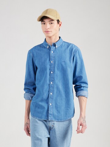 LEVI'S ® Regular fit Overhemd 'AUTHENTIC' in Blauw: voorkant