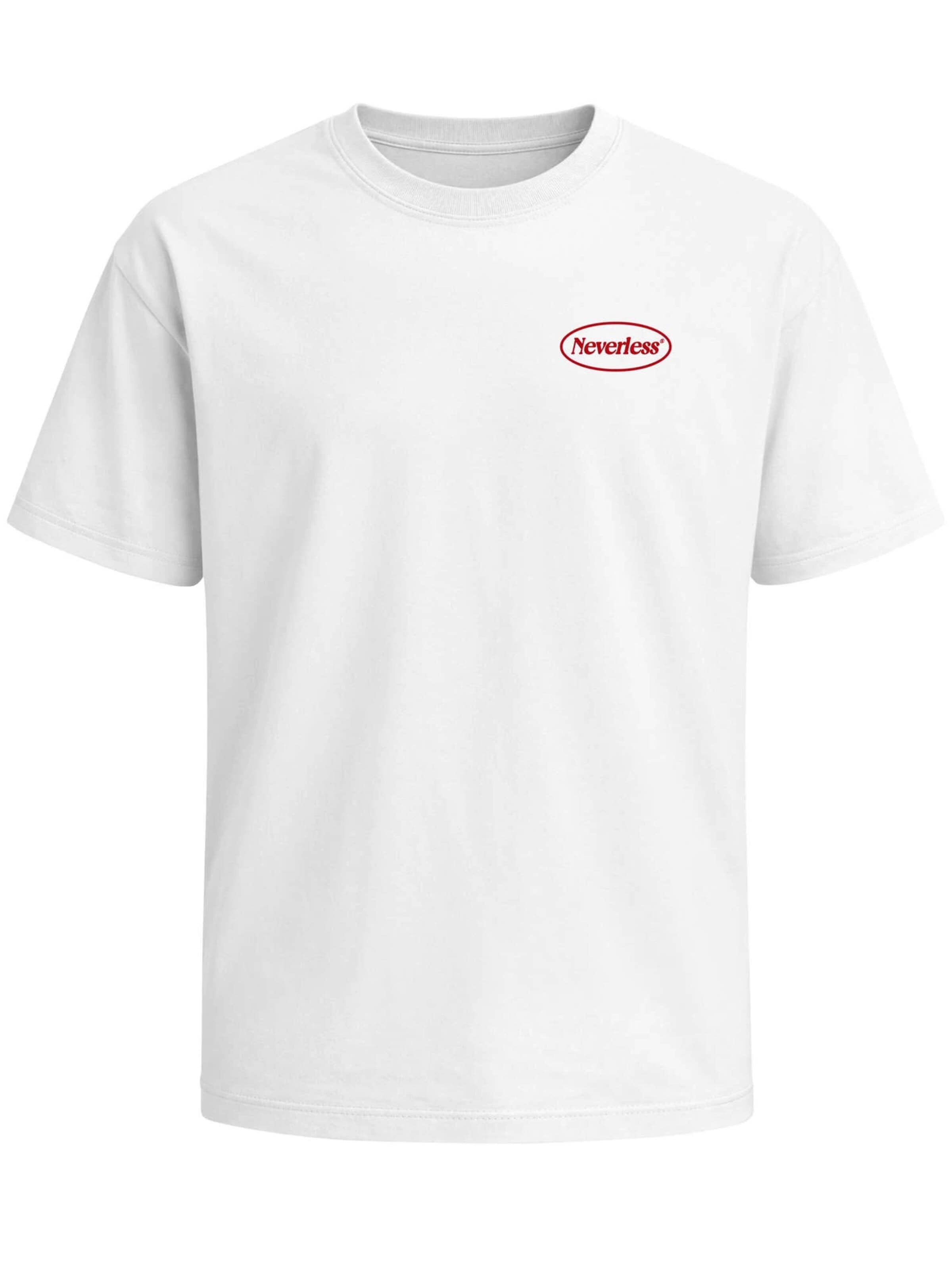 Neverless Shirt 'Cardio' in White: front