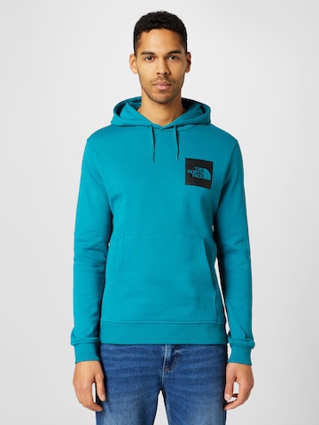 Sweat-shirt 'FINE' THE NORTH FACE en bleu : devant