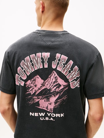 Tommy Jeans Póló 'NOVELTY' - fekete