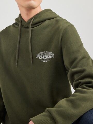JACK & JONES Majica 'JJMAKOTO' | zelena barva