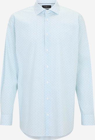 Coupe regular Chemise s.Oliver BLACK LABEL en bleu : devant