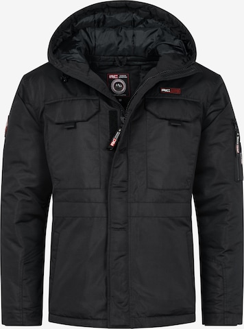 Rock Creek Winterjacke in Schwarz: Vorderseite