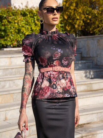 JIORO Bluse 'VINTAGE FLOWERS' in 