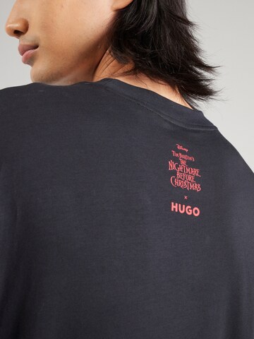 HUGO Футболка 'Dightmare' в Черный