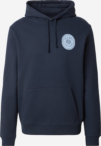 Lyle & Scott Sweatshirt 'Borders' in Blauw: voorkant