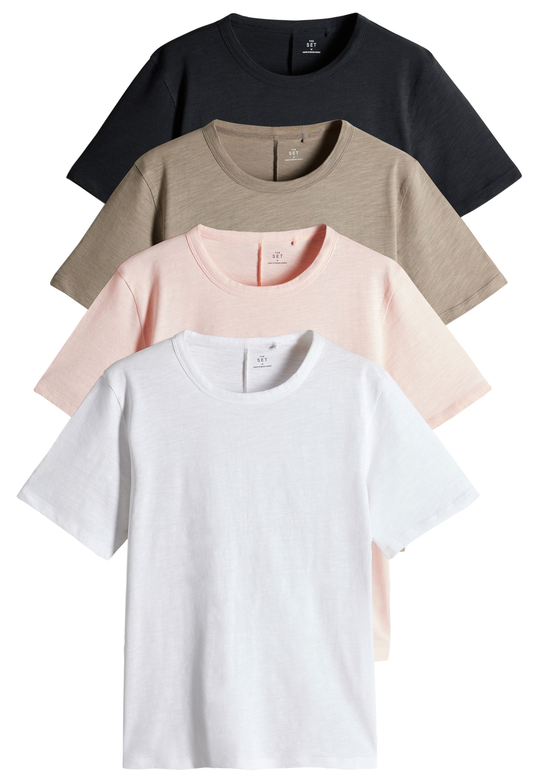 The Set T-Shirt in Braun: Vorderseite