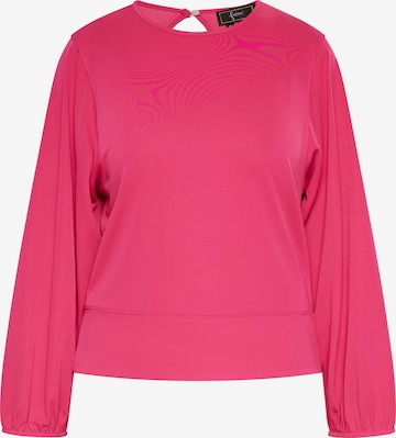 faina - Camisa em rosa: frente