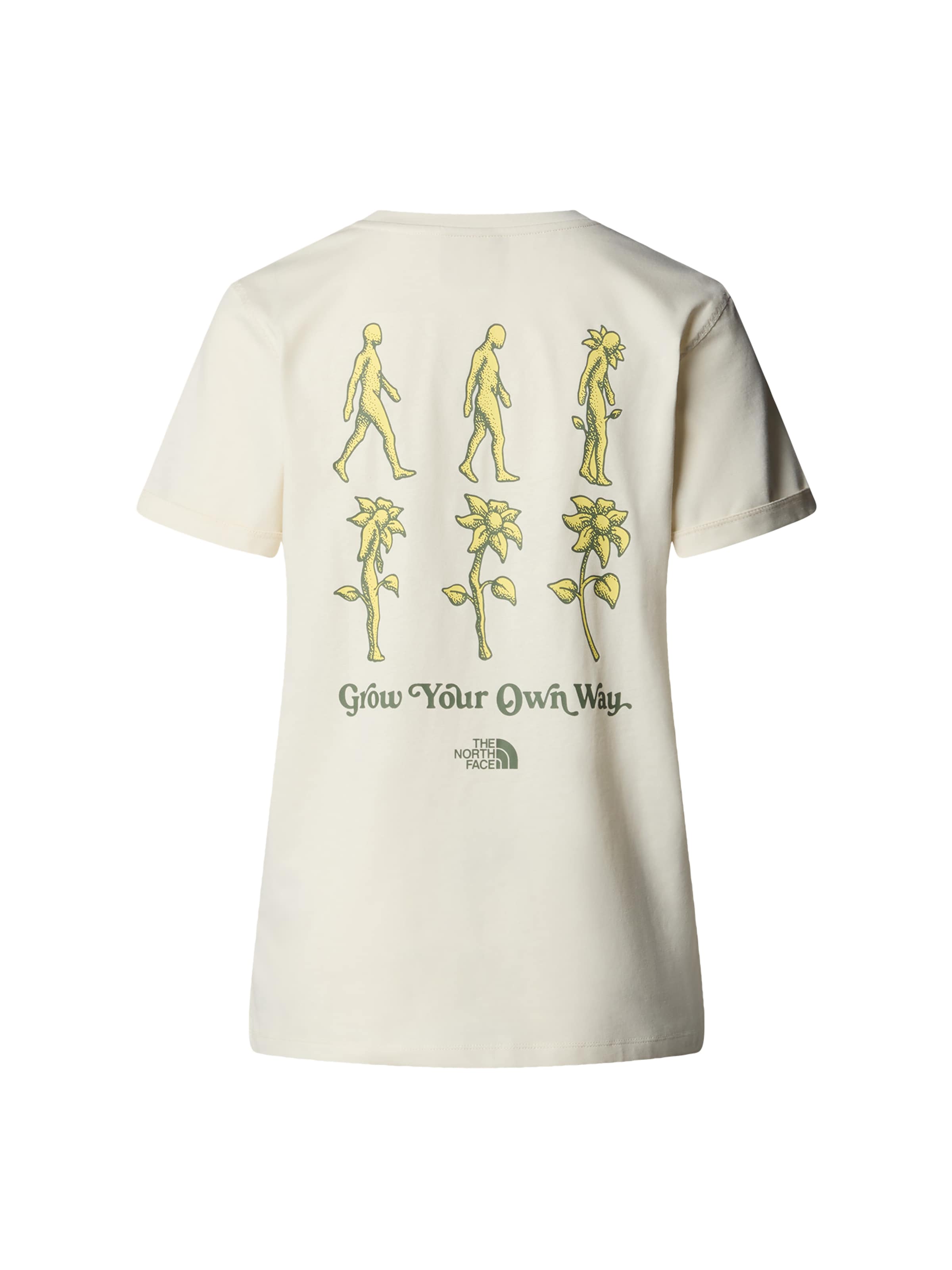 THE NORTH FACE - Camiseta 'Tee-Graphic' en blanco