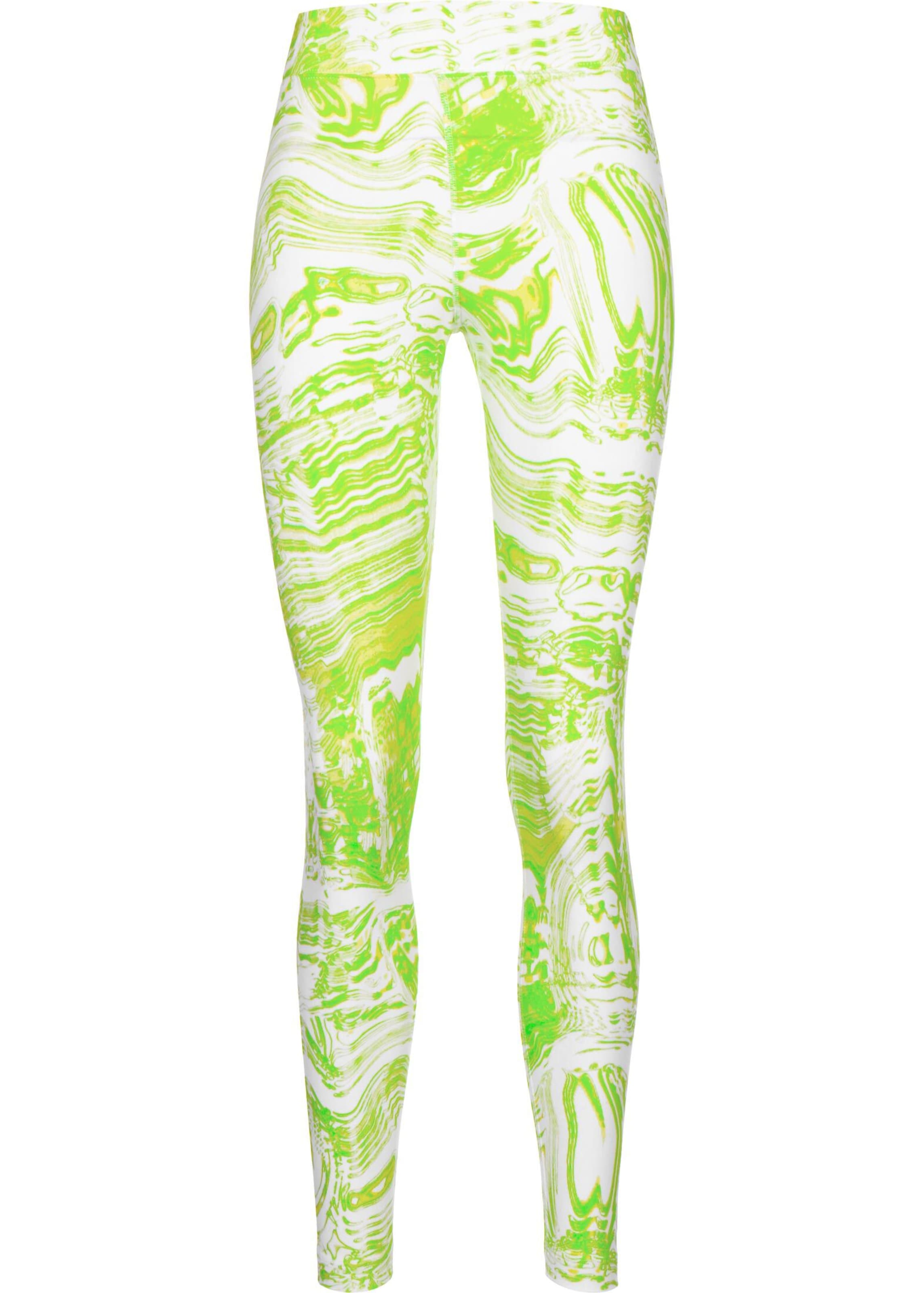 NIKE Skinny Sporthose in Weiß: Vorderseite