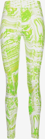 NIKE Pantalon de sport en citron vert / vert fluo / noir / blanc, Vue avec produit
