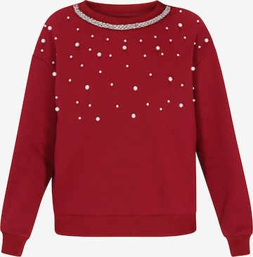 faina - Sudadera en rojo: frente