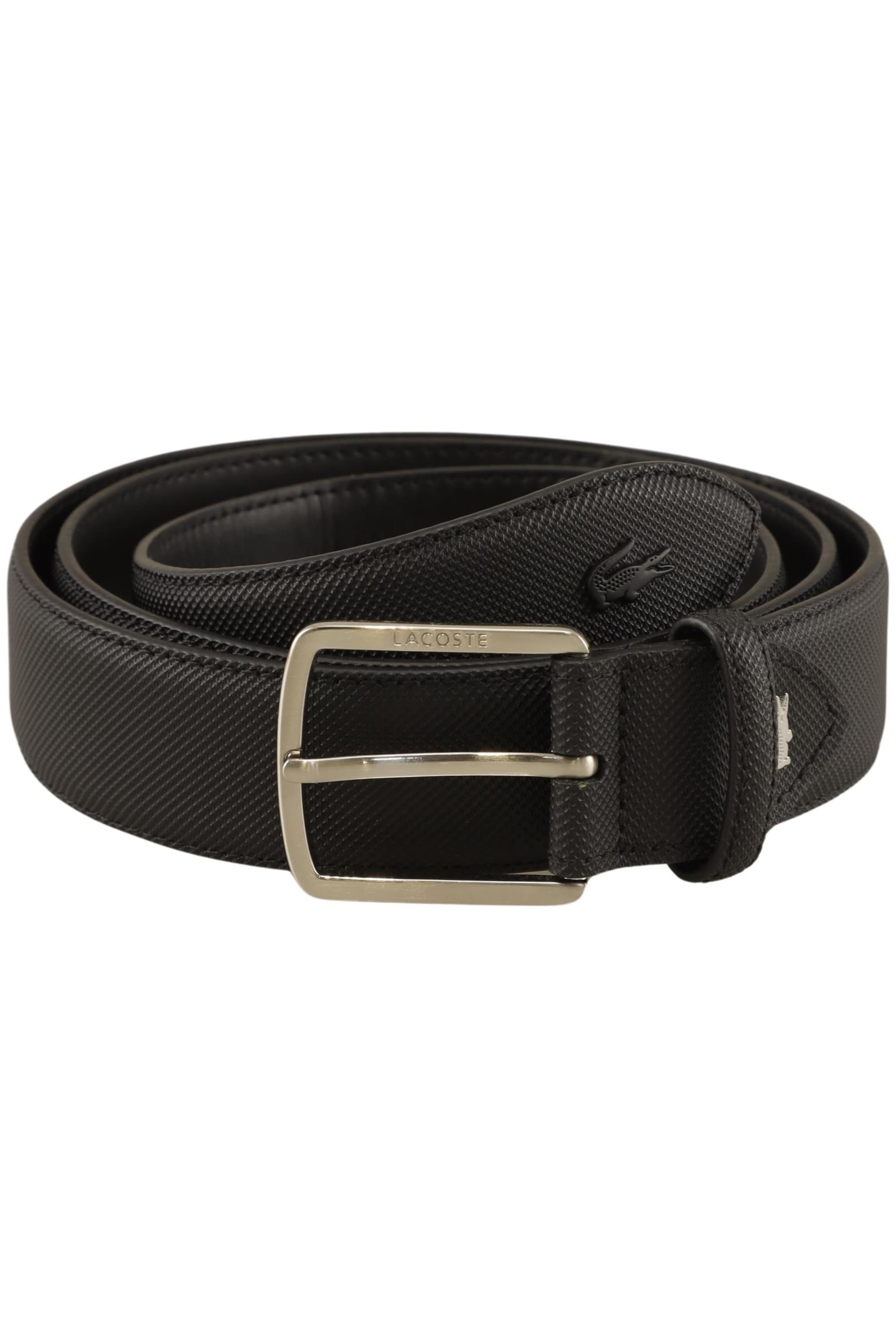 LACOSTE Gürtel One Size in Schwarz: Vorderseite