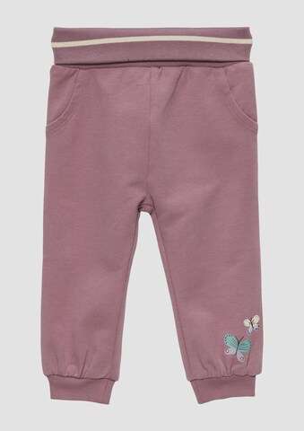 s.Oliver Tapered Pants in Purple: front