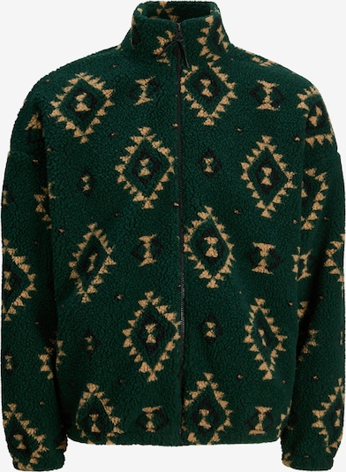 Flisinis džemperis 'JOREDDIE' iš JACK & JONES, spalva – geltona / tamsiai žalia, Prekių apžvalga