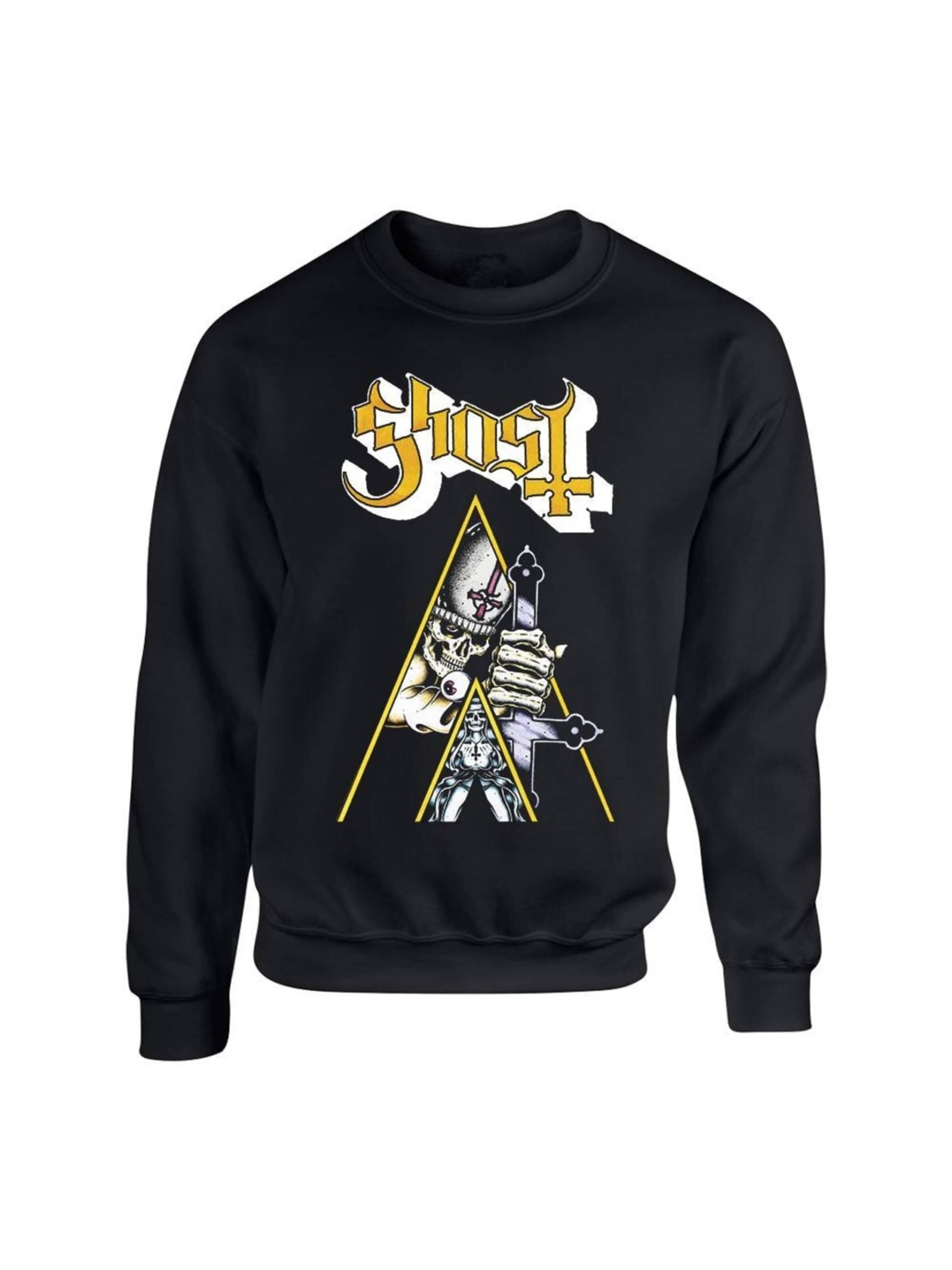 Ghost Sweatshirt 'Ghost Clockwork Ghost  Sweatshirt Sweatshirt' in Black: front