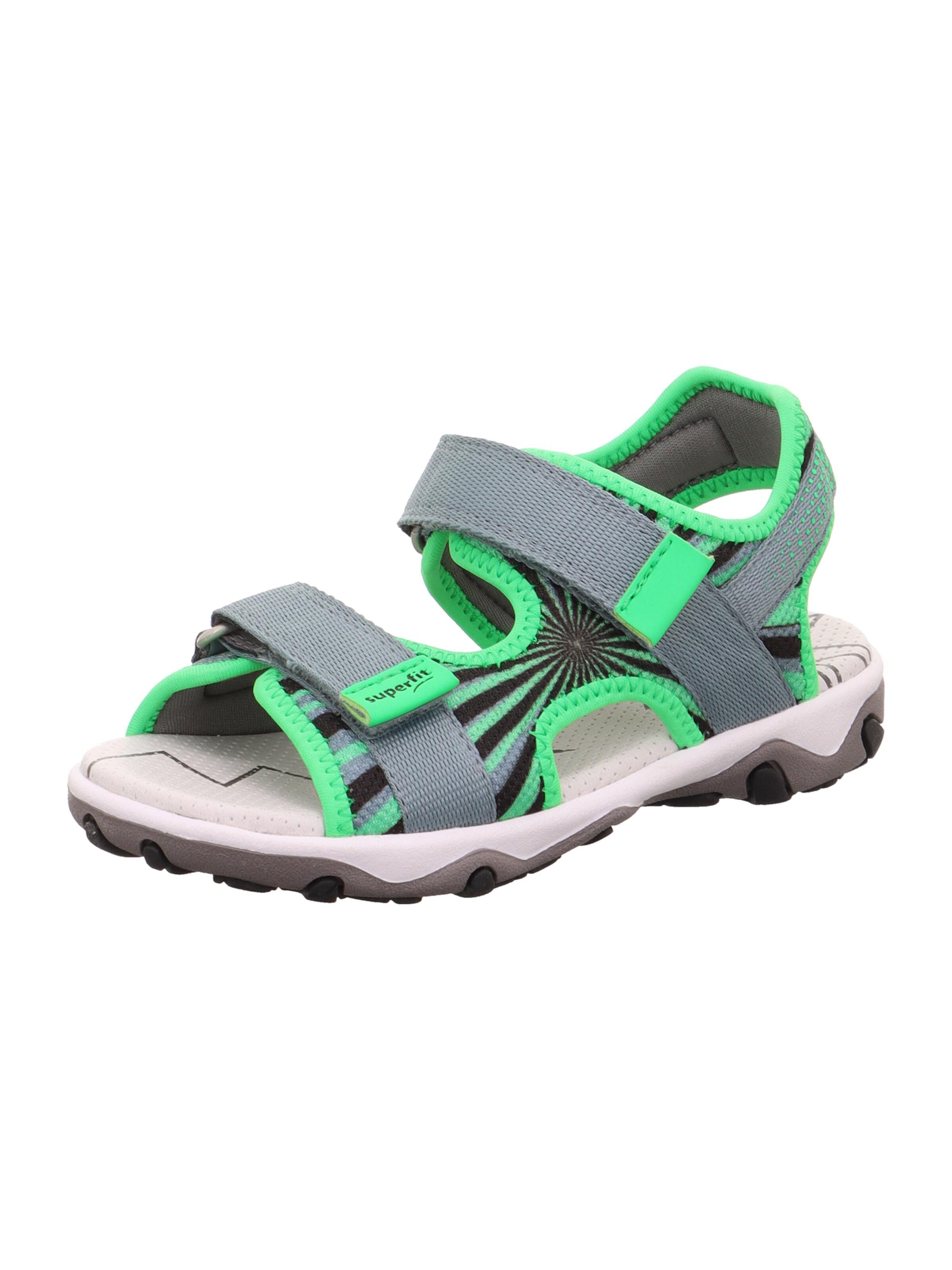 SUPERFIT Отворени обувки 'MIKE 3.0' в зелено: отпред