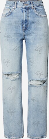 NEON & NYLON Loosefit Jeans 'MAY ROBYN' in Blauw: voorkant