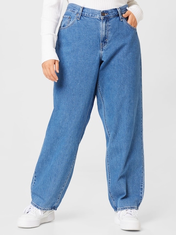 Levi's® Plus Loosefit Jeans 'Plus Baggy Dad' in Blauw: voorkant