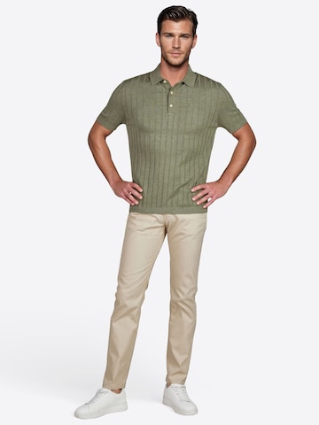 PIERRE CARDIN Tapered Chino trousers 'Lyon' in Beige