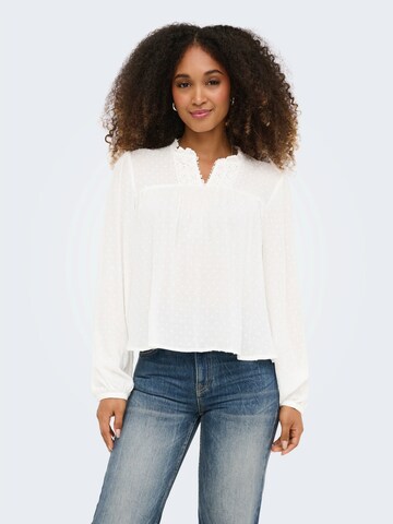 ONLY Blouse 'ONLGEZA' in White: front