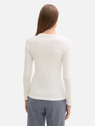 TOM TAILOR Shirt in Wit