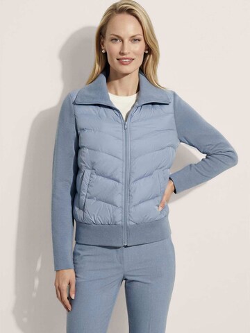 Veste mi-saison MADELEINE en bleu : devant