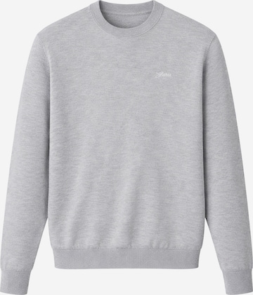 GUESS Pulover | siva barva: sprednja stran