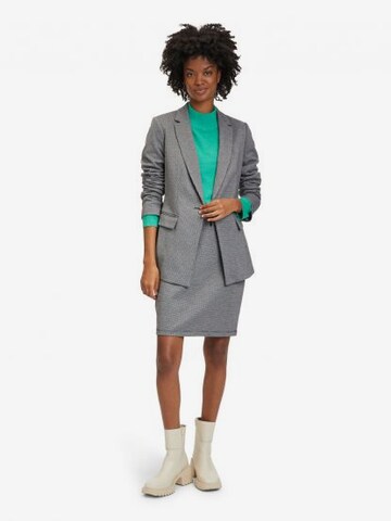 Betty & Co Longblazer mit Muster in Grau