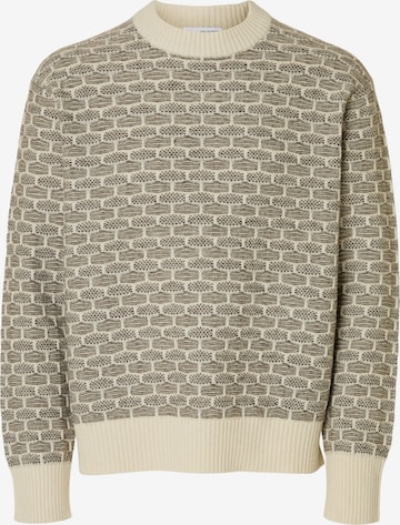 smėlio SELECTED Megztinis 'SLHKEITH': priekis