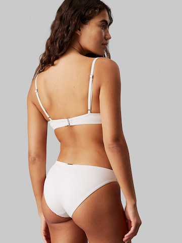 Bas de bikini Calvin Klein Swimwear en blanc