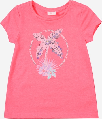s.Oliver Shirt in Roze: voorkant