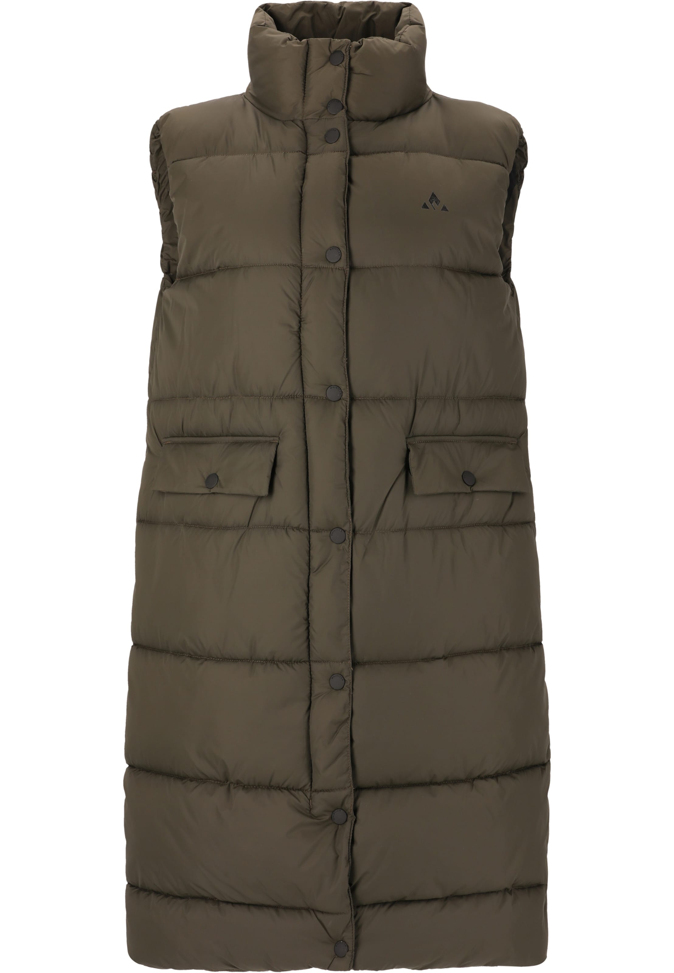 Whistler Steppweste 'Amaretto' in Schwarz: Vorderseite